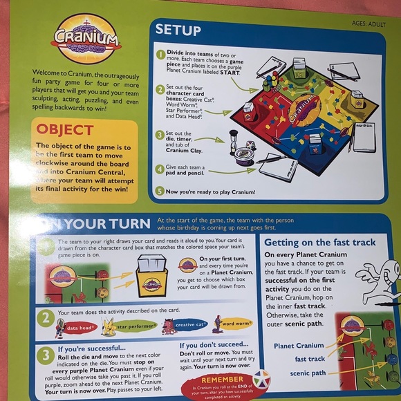 ‘Cranium’ ADULT LEVEL BOARD GAME - Picture 10 of 12